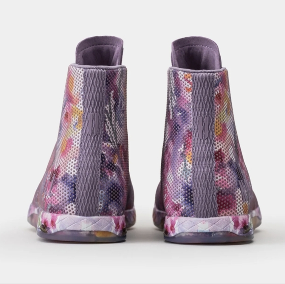 NIB NOBULL FLORAL HIGH-TOP OUTWORK SNEAKER - Picture 3 of 6